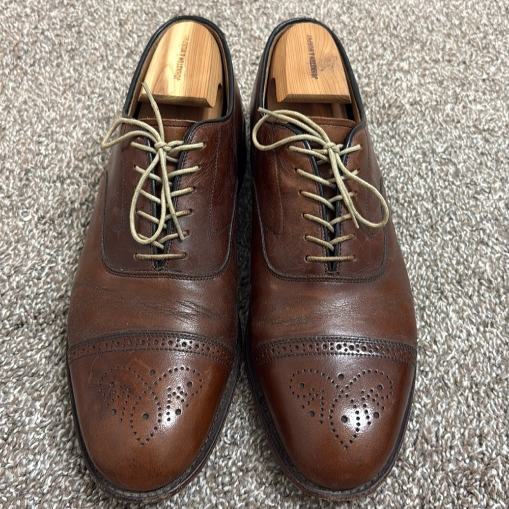 Classic Brown Leather Men's Shoes